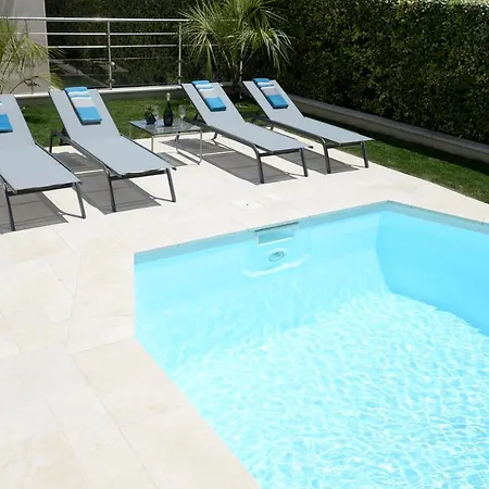 Villa Cagnes-sur-mer Sleeps 8 Pool Air Con Wifi